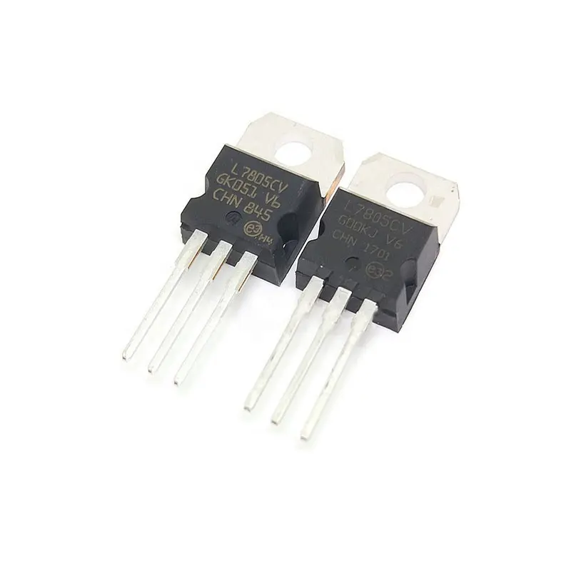 TE-220 drie-terminal voltage regulator 5 V/1.5A L7805CV IC 7805