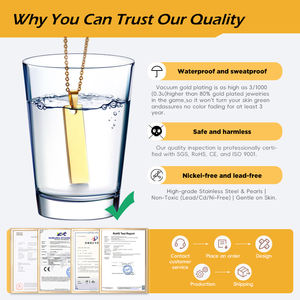 अनुकूलित नेकलेस व्यक्तिगत सबलिमिनेशन रिक्त स्टेनलेस स्टील लेजर उत्कीर्सर गहने कुत्ते टैग उत्कीर्ण के लिए पेंडेंट हार - Product Image 5