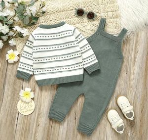 Ensemble de vêtements pour bébé garçon et fille, 1 pièce, marque privée, 100% acrylique, tenue d'automne-hiver, nouveau-né, nourrisson, tout-petit - Product Image 2