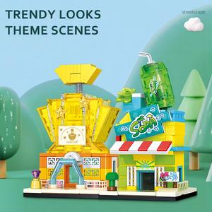 SEMBO <span class=keywords><strong>BLOCK</strong></span> 601530-601537 100 + Sản Phẩm Bộ Khối Lắp Ráp Giáo Dục Cho Nhà Nghỉ Đường Phố Đồ Chơi Bằng Nhựa - Product Image 5