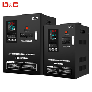 Estabilizador de voltaje automático TKB montado en la pared 15KVA/20KVA monofásico 220V Entrada amplia 80V-260V LCD protección de bajo voltaje SVC - Product Image 1