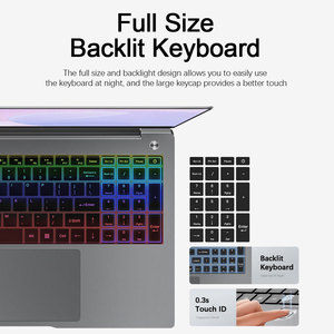 كمبيوتر محمول كريلاندر بوصة إنتل N5095 بشاشة تعمل باللمس معالج MX450 2G بطاقات رسومات كمبيوتر محمول للألعاب - Product Image 6