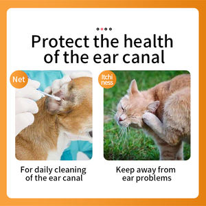 Gotas antibacterianas de silicona para mascotas de 120ml que limpian suavemente las orejas y promueven la salud de los oídos para gatos y perros - Product Image 4