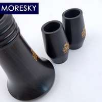 MORESKY Bb Woodwind Clarinet Wind Instrument Ebony Body Nickel Silver Surface 17 Silver Plated Keys Customizable M6 Made China
