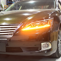 Ensemble de phares LED KGKB pour Lexus ES240 ES350 2006-2012, projecteur de haute qualité, trois lentilles, clignotant séquentiel, plug & play