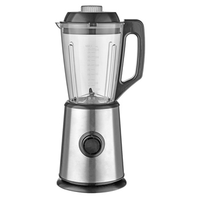 Blender Premium en acier inoxydable avec lame à glace, option double pot, verrouillage de sécurité, pièces détachables pour la cuisine, smoothies, pesto, aliments pour bébés