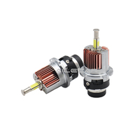 Ampoules de phares LED AILECAR RT4 D2S 150W 4300LM 6000K Remplacement Xénon HID Kit de conversion de phares automatiques à 360 degrés 9V-32V