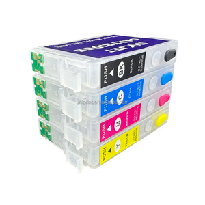 <span class=keywords><strong>Cartouche</strong></span> d'encre rechargeable T604XL pour imprimantes <span class=keywords><strong>Epson</strong></span> XP-2200 <span class=keywords><strong>2205</strong></span> 3200 3205 4200 4205 WF-2910 2935 2930 avec puce ARC T604 604 - Product Image 2
