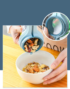 Clips de plástico al por mayor Syh453 con tapa giratoria extraíble, boquilla de descarga grande, sellado y dispensador para bolsas de alimentos y snacks - Product Image 4