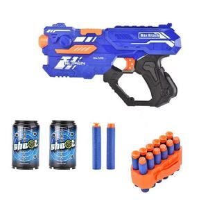 लड़कों के लिए सबसे ज्यादा बिकने वाली खिलौना बंदूकें, सॉफ्ट बुलेट इलेक्ट्रिक शेल प्लास्टिक प्ले सेट - Product Image 2
