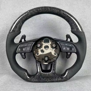 Volant en carbone forgé amélioré pour <span class=keywords><strong>Audi</strong></span> B9 A3 A4 A5 <span class=keywords><strong>S4</strong></span> S5 A6 Q7 TT R8 S6 A8 Q5 S3 B8 RS5 RS3 RS4 RS7 Sport - Product Image 1
