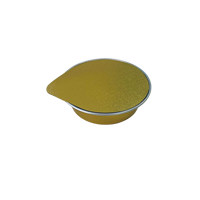 Gobelets de cuisson en aluminium résistants aux hautes températures avec couvercles, capacité 40 ml, qualité alimentaire, jetables pour pouding et desserts