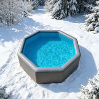 Piscine gonflable pour enfants en PVC résistant à l'hiver, avec technologie Drop Stitch, tailles personnalisées, performance améliorée par temps froid, pour le marché national