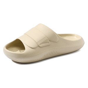 Zapatillas de hombre y mujer con suela de EVA, chanclas de interior antideslizantes con suela gruesa, color blanco, negro, caqui, talla 36 a 45 - Product Image 5