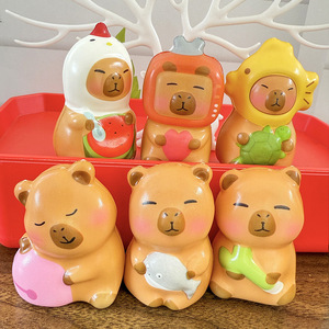 Jouet Squishy Capybara Kawaii à Remontée Lente, Doux et Anti-Stress, Prêt à Expédier pour Magasin de Cadeaux - Product Image 2
