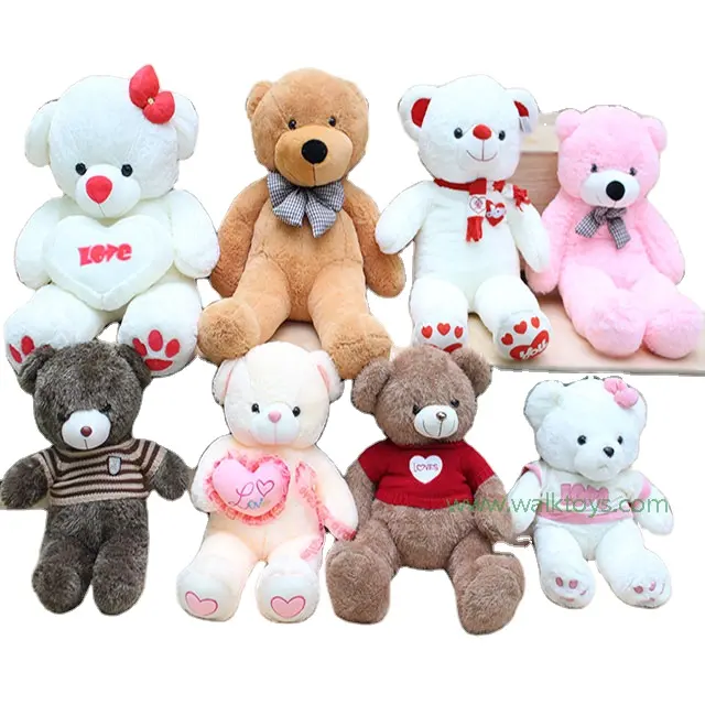 Atacado 100cm Big Giant Teddy Bear Eco-Friendly Dia Dos Namorados Plush Brinquedos Diferentes Modelos Divertidos para Bebês