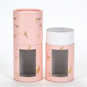 Luxury Biodegradable Cardboard Perfume Paper Tube Packaging <b>Box</b> Matt Lamination Custom Printed Cylinder Tube <b>Box</b> Logo - Product Image 4