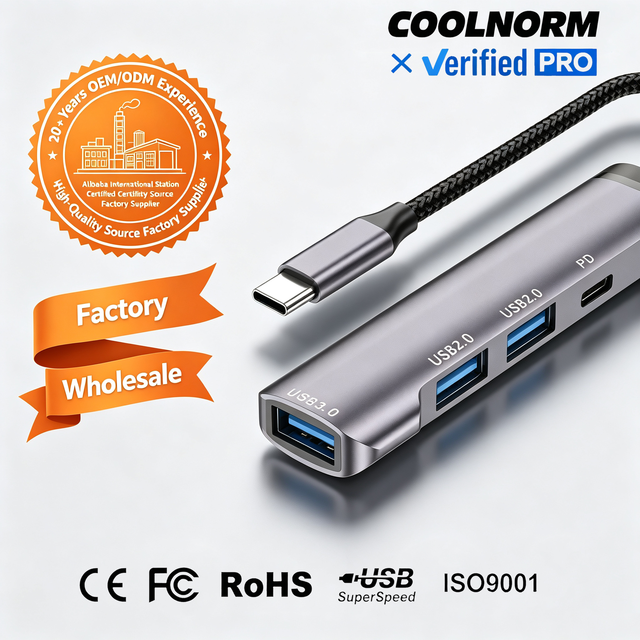 Type-C HUB USB-C Docking Station Multi-Port USB 3.0 Hub Splitter Adapter Power Delivery for Computers Laptops Tablets Flash