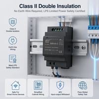 HDR-60-12 60W 12V 4.5A DIN Raylı Güç Kaynağı %90 Verimlilik 85-264VAC -30~70 ℃   Endüstriyel AC-DC Dönüştürücü CE