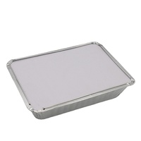 Vente en gros de moules à pain jetables en aluminium Couvercle rectangulaire en forme de moule à pain Catégorie de produit Récipients en aluminium