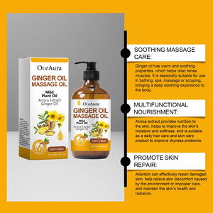 Aceite Esencial Puro <span class=keywords><strong>de</strong></span> 100 ml, Marca Privada, Jengibre, Árnica, Aceite <span class=keywords><strong>de</strong></span> <span class=keywords><strong>Semilla</strong></span> <span class=keywords><strong>de</strong></span> Uva, Dulce, Fresco, Nutritivo e Hidratante - Product Image 3