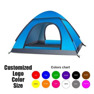 Equipo de Senderismo, Carpas de Playa Automáticas para Exteriores, Impermeables, para Acampar en Familia - Product Image 2