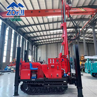 Nouvelle machine de forage de puits de 200 m, mini-pelleuse hydraulique pneumatique diesel, à vendre