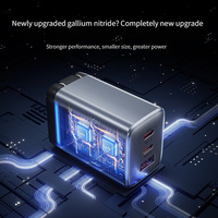 TKT 65W haute puissance GaN charge rapide Pd chargeur à trois ports pour tablettes et ordinateurs portables Apple Android bloc de chargeur USB-C
