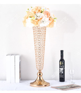 Décoration de table de <span class=keywords><strong>mariage</strong></span>, arrangement floral en corne de cristal, vase européen, arrangement floral <span class=keywords><strong>pour</strong></span> la table du salon - Product Image 6