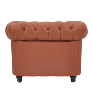 Canapé de salon en cuir, mobilier individuel de luxe et confortable pour la maison - Product Image 4