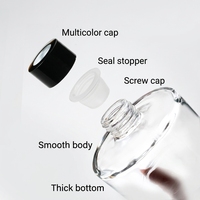 Bouteilles diffuseurs en verre de luxe personnalisées de 100 ml et 200 ml pour huiles essentielles, avec gravure et marquage à chaud, pour l'emballage de parfums d'intérieur