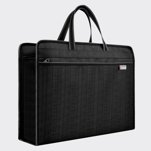 Maletín de Negocios de Tela Oxford para Hombre, Bolsa para Portátil con Cierre de Cremallera, Impermeable y Resistente a los Golpes para Almacenamiento de Documentos - Product Image 1