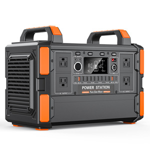 Centrale Électrique Portable 1000W Haute Puissance pour Camping-Car et Extérieur, Lithium-Ion Phosphate, avec MPPT, Stockage d'Énergie Solaire et Alimentation d'Urgence Pure - Product Image 1