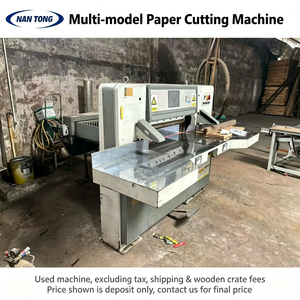 Coupe-papier grand format d'<span class=keywords><strong>occasion</strong></span>, coupe-papier à guillotine d'<span class=keywords><strong>occasion</strong></span> pour l'impression et la post-pressage - Product Image 6