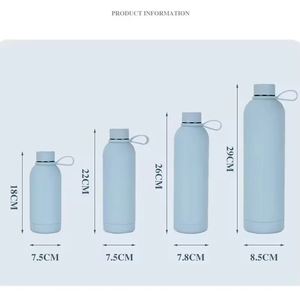 Wholesale Custom Drinking Insulated Stainless Steel Double Wall <b>Hot</b> 500ml <b>Water</b> <b>Bottle</b> <b>With</b> <b>Cover</b> - Product Image 5