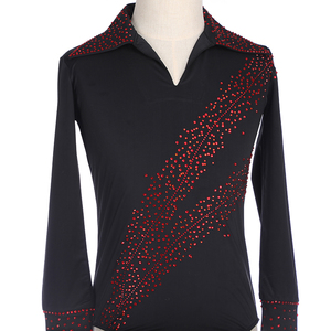 Camicie <span class=keywords><strong>da</strong></span> ballo latino per <span class=keywords><strong>uomo</strong></span> e ragazzo Liuhuo: costumi per performance di Jazz, Tango, Samba e Ballroom - Product Image 6