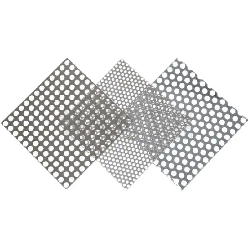 Round Hole Punched Stainless Steel Perforated Metal Sheet Decorative Stainless Steel Perforated Sheet