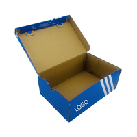 Boîte d'emballage pour chaussures en carton ondulé rigide Ching TA, revêtement UV, gaufrage, laminage mat, matériaux recyclés, tailles personnalisées