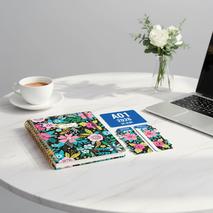 <span class=keywords><strong>Quaderno</strong></span> a <span class=keywords><strong>Spirale</strong></span> <span class=keywords><strong>A4</strong></span> in Carta Bianca, Agenda in Pelle A5 Personalizzata di Alta Qualità per Ragazze - Product Image 4