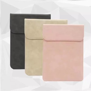 Housse fine pour ordinateur portable en cuir PU velours givré pour <span class=keywords><strong>MacBook</strong></span> Pro 14 pouces 16 pouces - Product Image 3