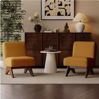 Chandigarh canapé chaise dossier unique Pier chaise moderne en bois massif paresseux chaise salon loisirs maison bureau meubles
