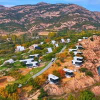 Maison préfabriquée LUBAN CABIN K70, capsule spatiale de 11,5 m², capsule de luxe pour séjour touristique, conception de maison pour séjour touristique