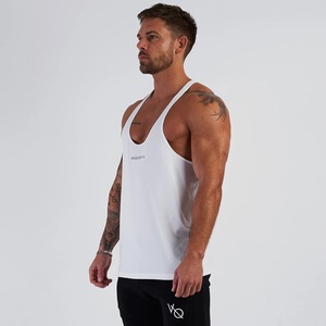 <span class=keywords><strong>Débardeur</strong></span> de sport pour homme à col en U, respirant et décontracté, idéal pour la course et la gym, personnalisable, vente en gros - Product Image 1