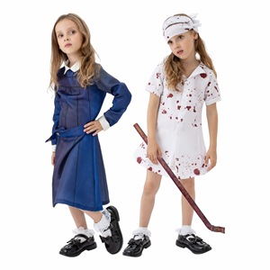 Costumes de spectacle pour enfants, salopette bleue avec imprimé avion pour fête d'Halloween, spectacle de cosplay, hiver 2021 - Product Image 2