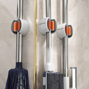 Supporto per Mop JOYBOS con Gancio in Gomma Morbida <span class=keywords><strong>da</strong></span> Parete, Adesivo Forte sul Retro della Porta, Alta Capacità di Carico - Product Image 4