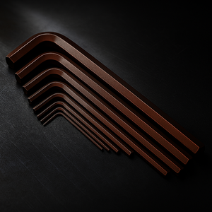 HX 0,7mm-42mm S2 acero rojo acero al carbono tratamiento llave Allen llave extremo plano brazo largo FORMA DE L llave hexagonal <span class=keywords><strong>Alan</strong></span> Keys llave Allen hexagonal - Product Image 2