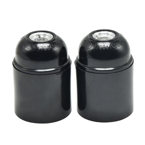 Giá Đỡ Đèn Bakelite Màu Đen Ổ Cắm Đèn Cổ E26 E27 Để Treo Phụ Kiện Đèn - Product Image 1