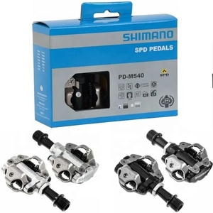 Pedal SHIMANO PD-<span class=keywords><strong>M540</strong></span> <span class=keywords><strong>SPD</strong></span> Negro Plateado <span class=keywords><strong>M540</strong></span> Pedal Autoblocante con Calas SH56 Piezas Originales para Bicicleta - Product Image 1