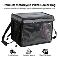 Sac à dos isotherme pour livraison de nourriture 62L, grande capacité, sac isotherme pour pizza, pour les coursiers en moto