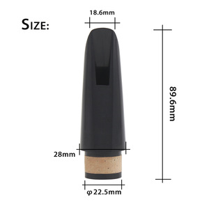Commercio all'ingrosso ABS in plastica clarinetto testa B bocca accordatura soffiaggio strumento accessorio per clarinetto principianti - Product Image 6